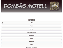 Tablet Screenshot of dombasmotel.com
